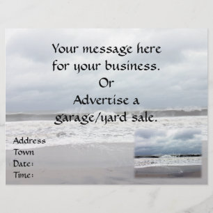 Flyer Tempestade Mares do Oceano Atlântico