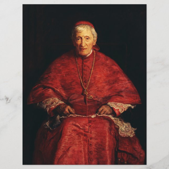 Flyer Teólogo inglês do santo John Henry Newman (Frente)