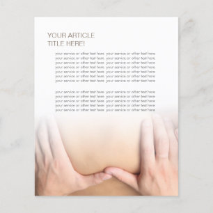 Flyer Terapêutica de Massagem Terapêutica com ZPE