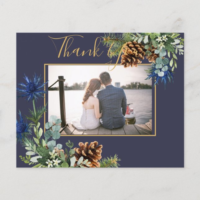 Flyer Terra Maravilhosa do Casamento Eucalyptus Blue de  (Frente)