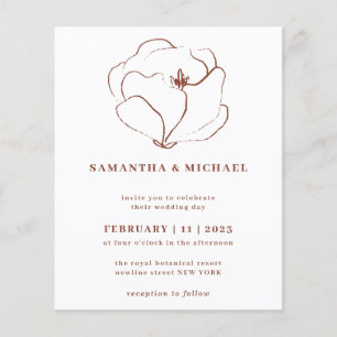 Flyer Terracotta obrigado especial você chama orçamento