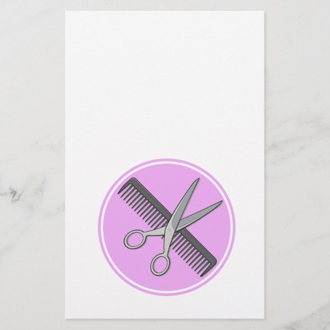 Flyer Tesoura Barber e Comb (Frente)