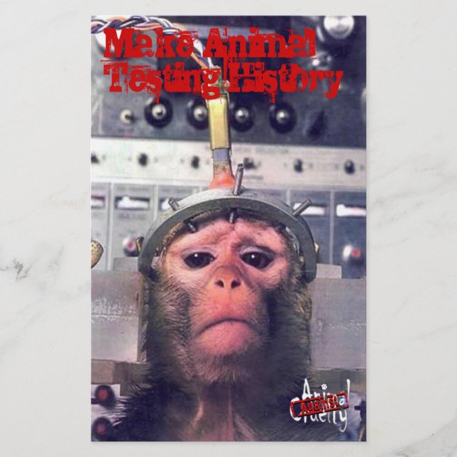 Flyer Testes finais em animais (Frente)