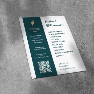 Flyer Texto do estilo corporativo limpo