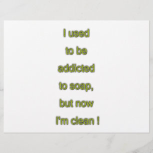 Flyer Texto engraçado do Soap