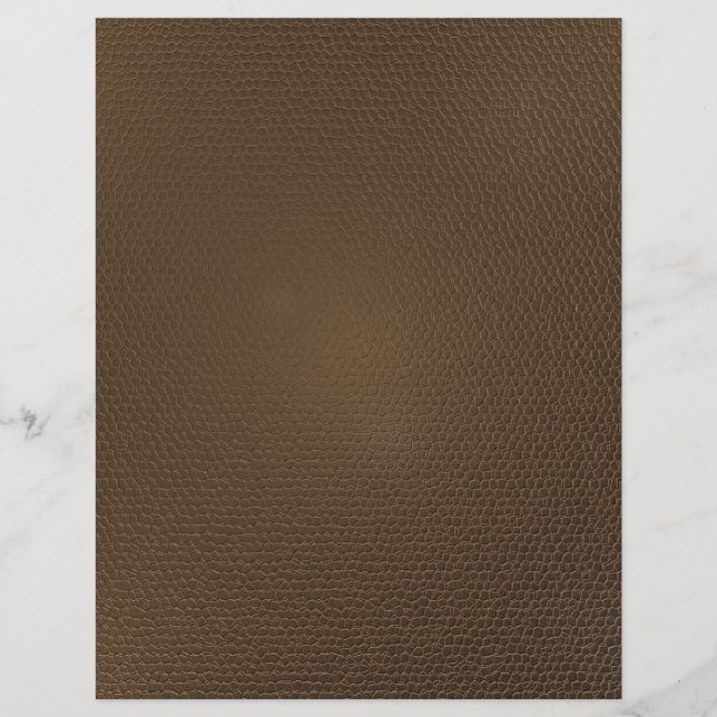 Flyer Textura de aspecto do couro (Frente)