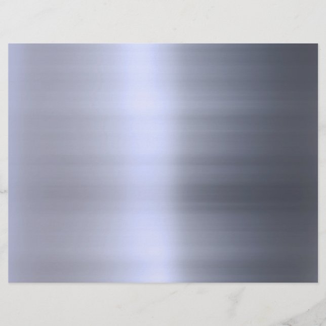 Flyer Textura de prata escovada (Frente)