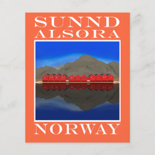 Flyer The Red Boat Houses Sunndalsøra Noruega