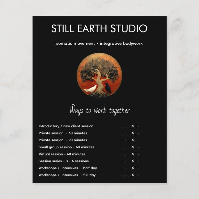 Flyer The Tree Between Worlds | Tree of Life R&B (Frente)