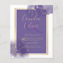 TINTA DE ÁLCOOL DE Lavanda DOURADA DE Casamento Le