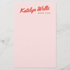 Flyer Tipografia do Script Manuscrito Vermelho Retroativ