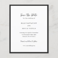 Tipografia Moderna Casamento Minimalista Salve a D