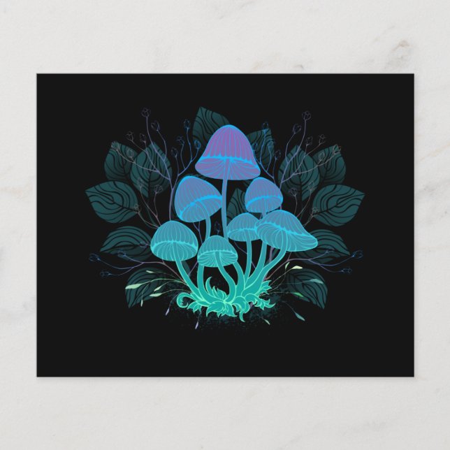 Flyer Toadstools em arbustos (Frente)