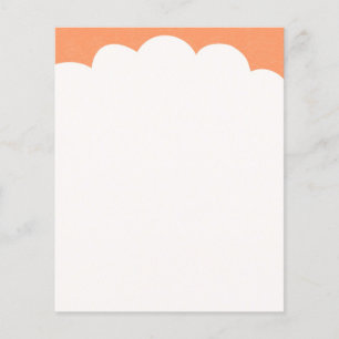 Flyer Tocos de Nuvem - Pêssego