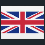 Flyer Tomada de pixel de 8 bits da União<br><div class="desc">Union Pixel Jack UK Flag Vintage 8 Bit Pixel Art. Globe Trotters especializa-se em imagens idiossincráticas de todo o mundo. Aqui você encontrará Cartões de Saudação,  Cartões Postais,  Posters,  Mouséads e muito mais.</div>