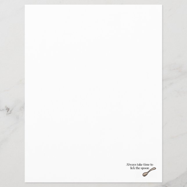 Flyer Tome Sempre Tempo Para Puxar A Colher (Frente)