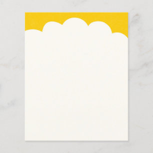 Flyer Tops de Nuvem - âmbar