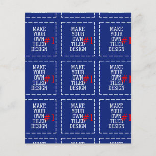 Flyer Torne seu próprio padrão fácil em um passo, divirt