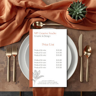 Flyer Toskana Rustic Elegance