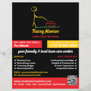 Flyer Trabalhador de Cuidados de Leão, Serviços de Cuida