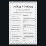 Flyer tradições minimalistas de casamento noiva jogo de<br><div class="desc">Projetado para coordenar com nossa coleção de bordas escaladas, este jogo de chá de panela das tradições minimalistas de casamento fofo apresenta um design clássico com uma reviravolta única - a fronteira escalpada é de um tipo, e certamente irá adicionar uma ligeira retro-sensação a este jogo. Se você quiser chamar...</div>