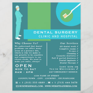 Flyer Trendy Dentist Design, Dentistry, Dentist Advert
