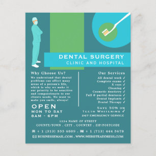 Flyer Trendy Dentist Design, Dentistry, Dentist Advert