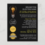 Flyer Trendy Lightbulb, Publicidade Eletrônica<br><div class="desc">Trendy Lightbulb,  Folhetos Publicitários Eletrônicos Da Loja De Cartão de visita.</div>