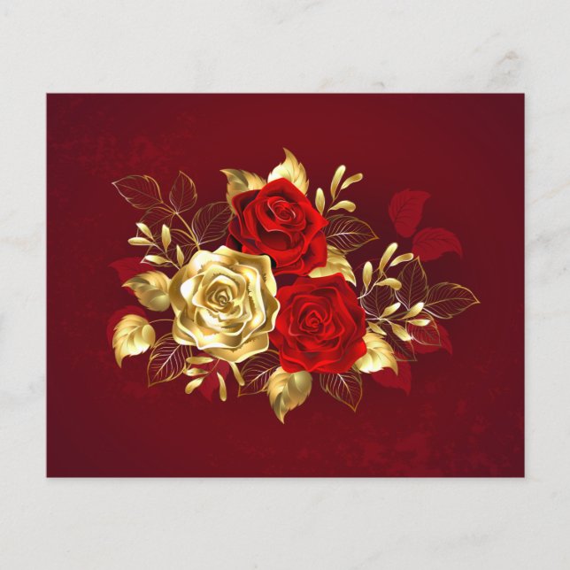 Flyer Três Rosas de joalharia (Frente)