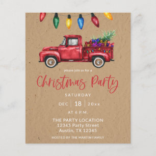 Flyer Truck & Lights Faux Partido Kraft