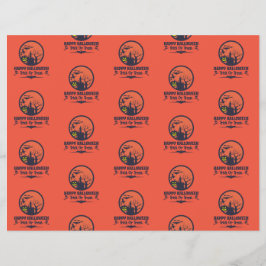 Flyer Truque De Halloween Ou Tratar Papel De Escrapbook