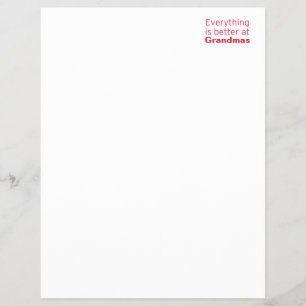 Flyer Tudo é melhor na casa da Vovó