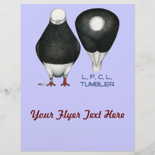 Flyer Tumbler:  Balão Preto Padrão