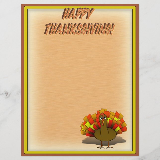 Flyer Turquia: Ação de Graças Preocupada (Frente)