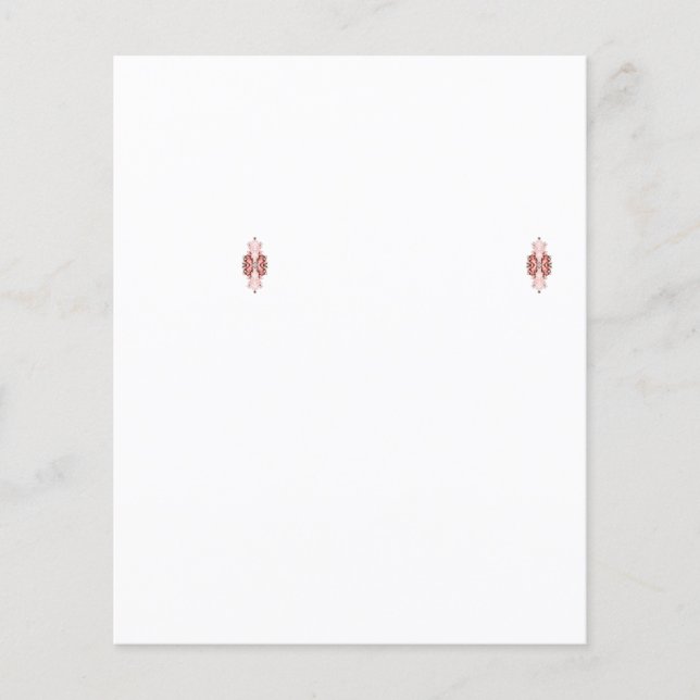 Flyer Um gráfico vermelho vibrante apresenta um floral c (Frente)