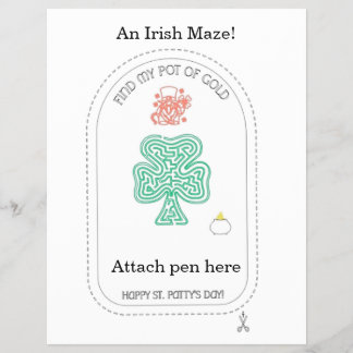 Flyer Um labirinto irlandês!