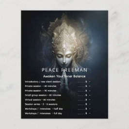 Flyer Um Momento de Graça | Arte de Meditação