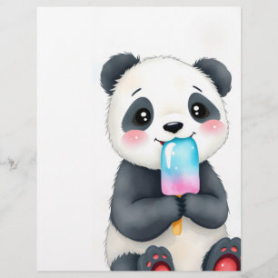 Flyer um panda de fofinho