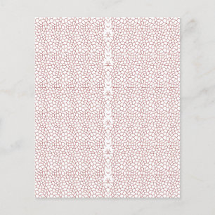 Flyer Um tapete vibrante com um intricado modo geométric