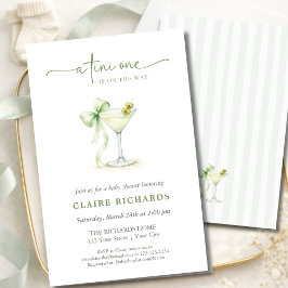 Flyer Um Tini está a caminho Orçamento para Chá de Bebê