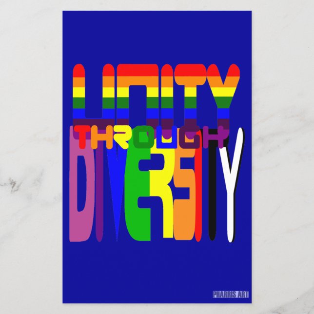 Flyer Unidade através da diversidade (Frente)