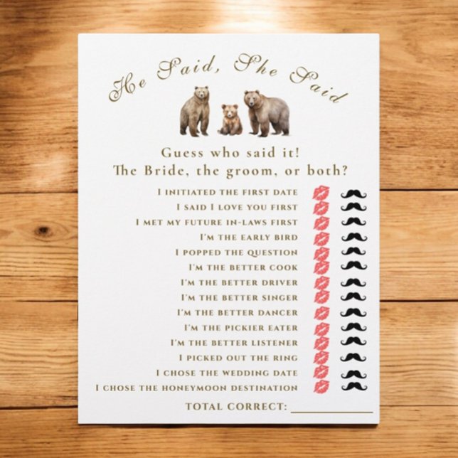 Flyer Urso Aventura, Ele Disse, Ela Disse (Criador carregado)