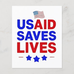 Flyer USAID salva vidas Agência Americana de Desenvolvim