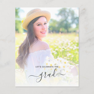 Flyer Vamos Celebrar a Foto do Graduado