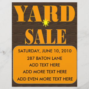 FLYER VENDA DE JARDIM FLYER/SIGN