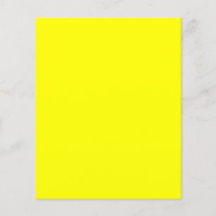 Flyer Verdadeiro Delito de Fluo Amarelo para Personaliza