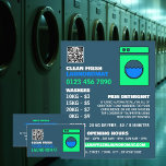 Flyer Verde limão Washer, Inicialização, Serviço de Limp<br><div class="desc">Verde limão Washer,  Laundromat,  Folheto de Anúncios de Serviço de Limpeza pela Loja Cartão de visita.</div>