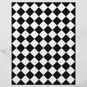 Flyer Verificadores clássicos em preto e branco de diama