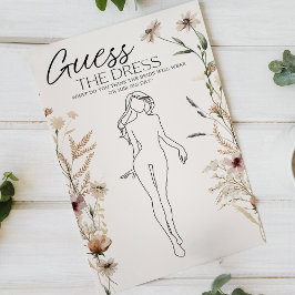 Flyer Vestido Floral Minúsculo Vintage Jogo Noiva Adivin