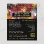 Flyer Vídeo de Firework, Vendas do Fireworks<br><div class="desc">Vídeo De Fogo,  Folhetos De Anúncios De Vendas Do Fireworks Por Loja De Cartão de visita.</div>